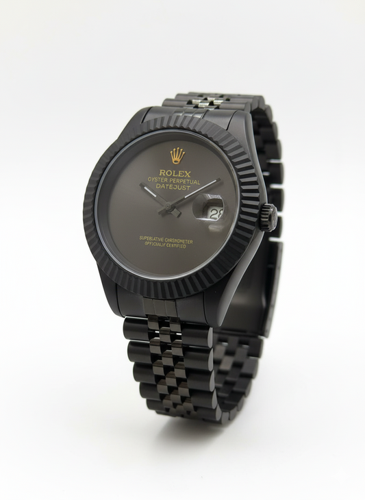 Rolex Oystersteel with Black Dial