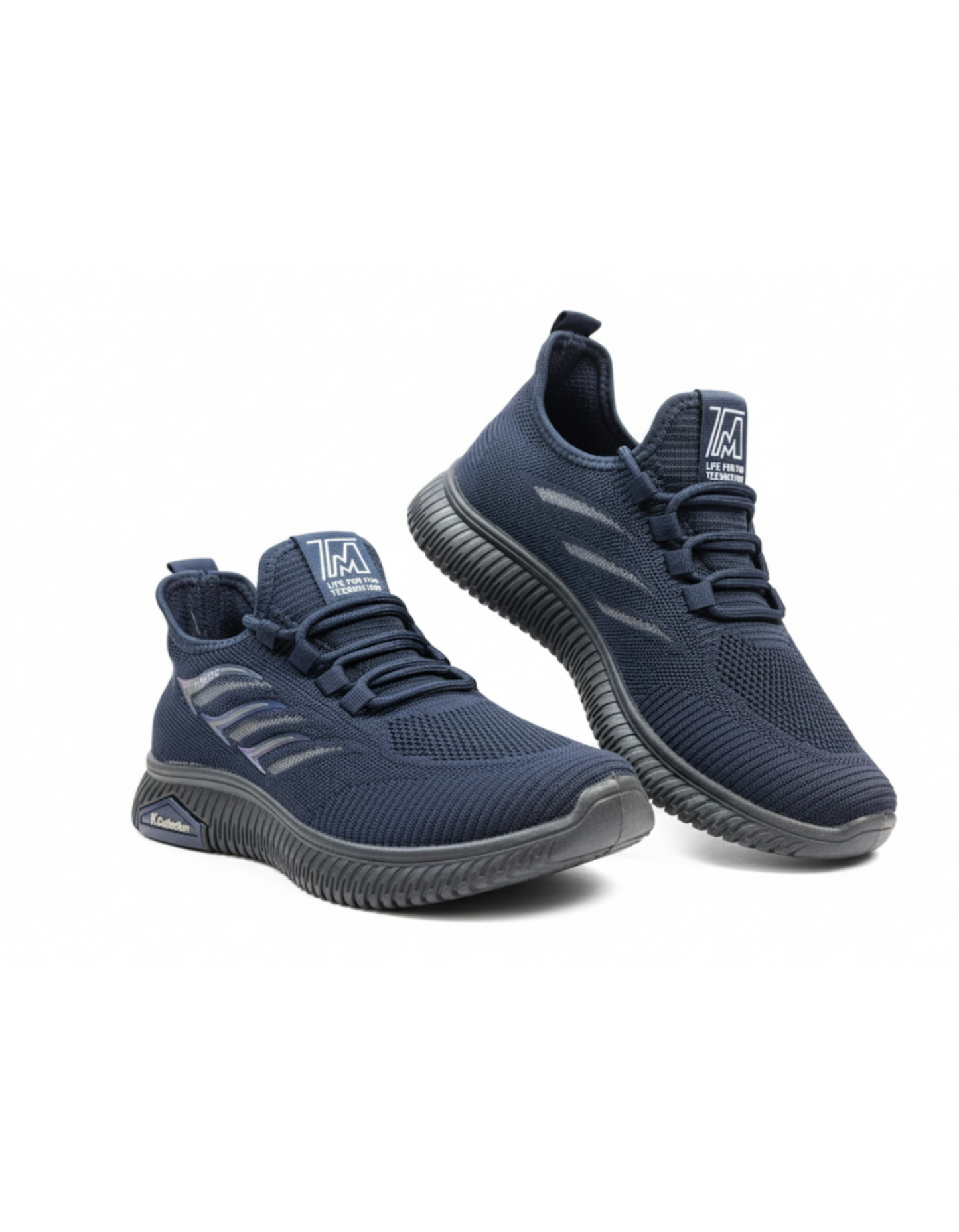 TM Ultra-Flex Knitted Runner - Navy Blue Shoes