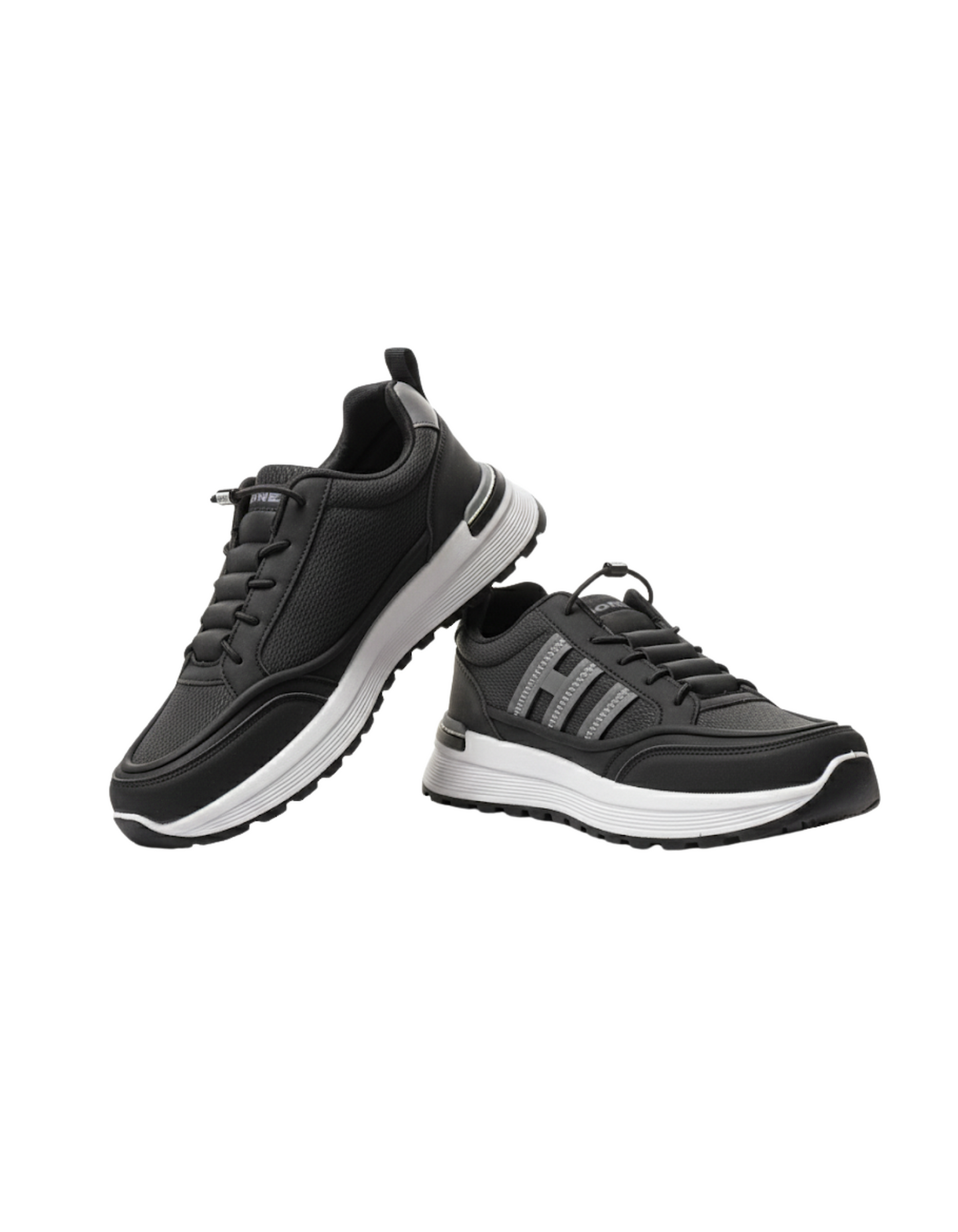 ONEZ 'Stealth' Hybrid Trainer Sneakers- Black Monochromatic