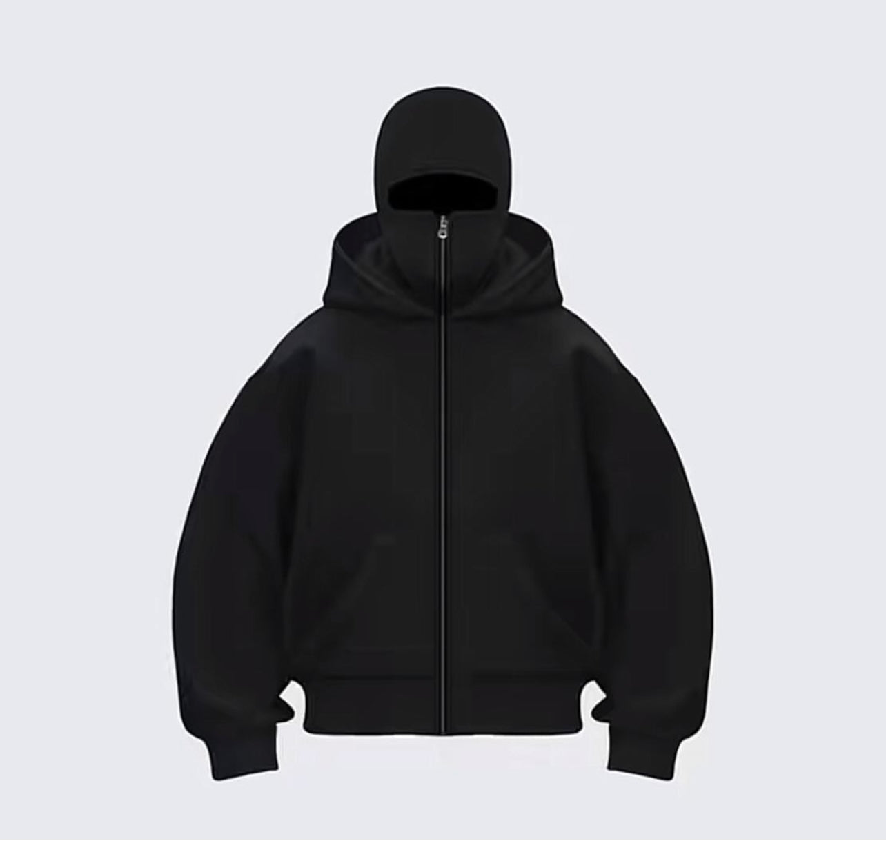 Balaclava Ninja Zipper Hoodie