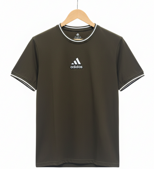 Men's Striped Collar & Cuff T-Shirt