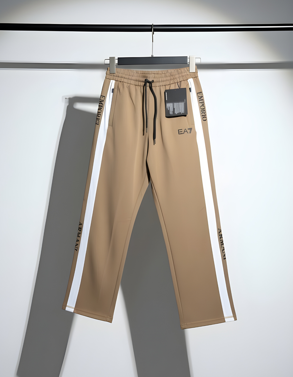 Armani EA7 Baggy Fit Track Trousers with Side Stripe
